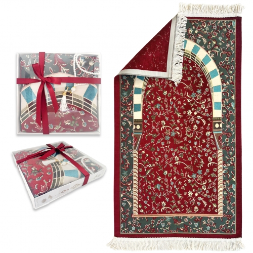 Arabic Mescid-i Nebevi Ravza nil Seccade Set