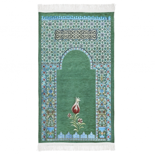 Otantik ��nil Seccade Astarl� - Ye�il