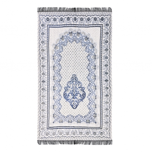 Simli Goblen Seccade ��zg� Sa�akl� - Mavi